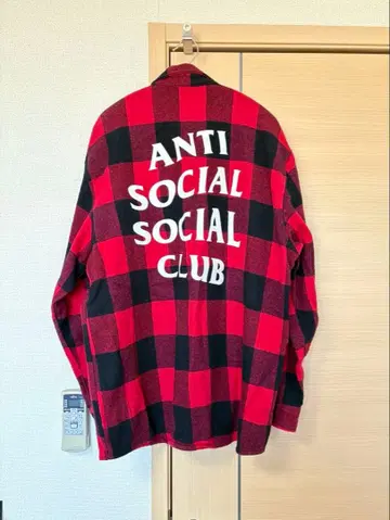 ANTI SOCIAL SOCIAL CLUB 긴팔 플란넬 셔츠 L