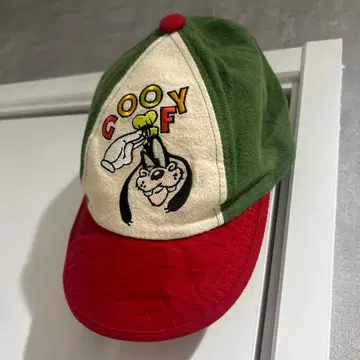 디즈니랜드 공식 빈티지 구피 55cm 레어 캡 모자