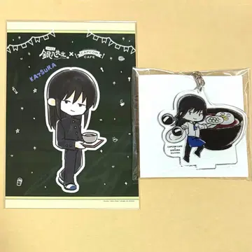 은혼 캡콤 카페 아크릴 스탠드 특전 엽서 카츠라