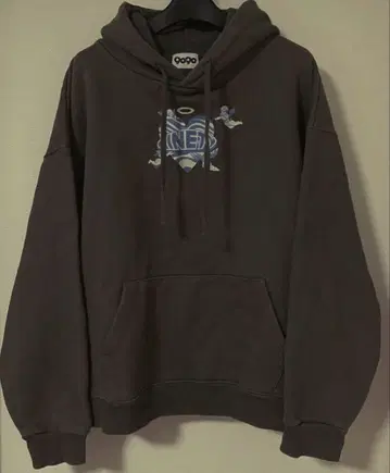 레이크레 텟짱 x 9090 후드티 다크 그레이 엔젤 L