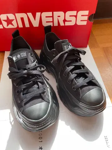 컨버스 CONVERSE ALL STAR 블랙 스니커즈 23.5cm