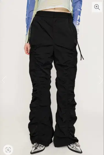 SLY ASYMMETRY GATHER 팬츠