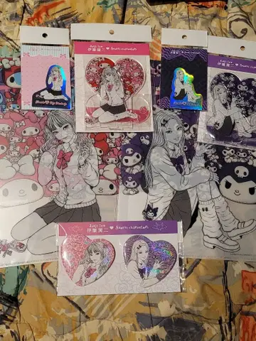 이토 준지 산리오 토미에 갸루 마이멜로디 쿠로미 7종 세트 PARCO