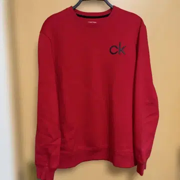 캘빈 클라인 빨간색 맨투맨 M