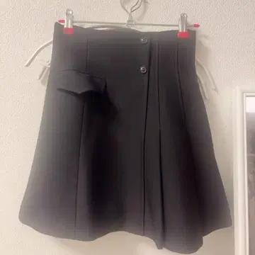 SNIDEL 블랙 플레어 스커트 사이즈 0