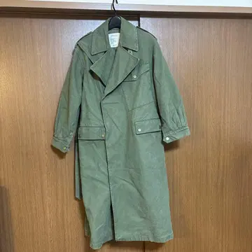 FRAMe WORK 올리브 그린 트렌치코트