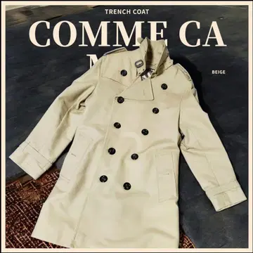 [ 새상품급 ] 꼼사맨 COMME CA MEN 트렌치코트 에포렛