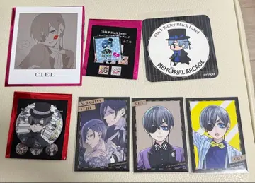 시엘 흑집사 Black Label 트레이딩 캔뱃지 3개