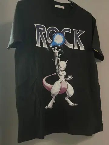 포켓몬 로킹 T셔츠 L 뮤츠