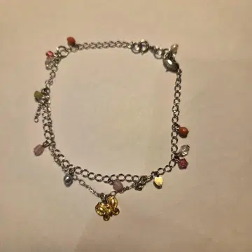 ANNA SUI 버터플라이 참 발찌 약 23cm 미사용