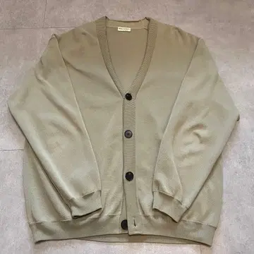 BEAUTY & YOUTH 카키 V넥 가디건