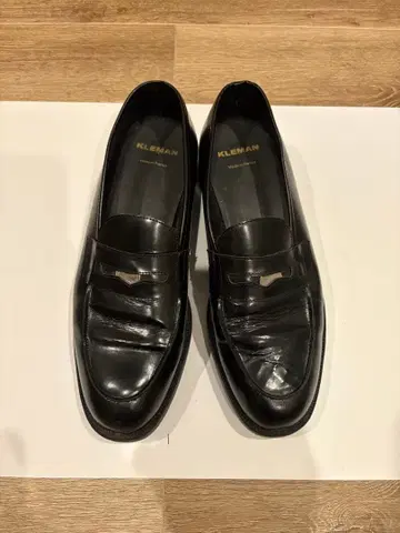 KLEMAN 블랙 가죽 로퍼