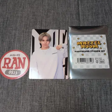 MAZZEL 런 포토 카드 스티커