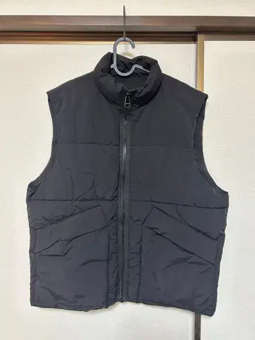 ZARA 블랙 다운 베스트 L