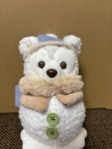 도쿄 디즈니 씨 더피 어깨 봉제 인형 스노우 눈사람 한정판