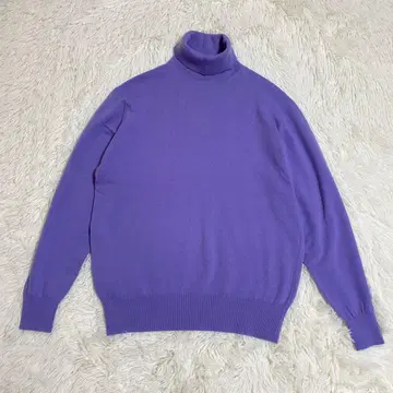 발렌타인 캐시미어 100% 니트 스웨터 터틀넥 L 사이즈 남성용