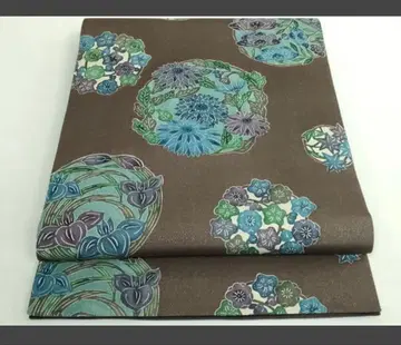 에도 홍형 홍형 후쿠로 오비 창작 후쿠로 오비 오비 기모노 류큐 남색형