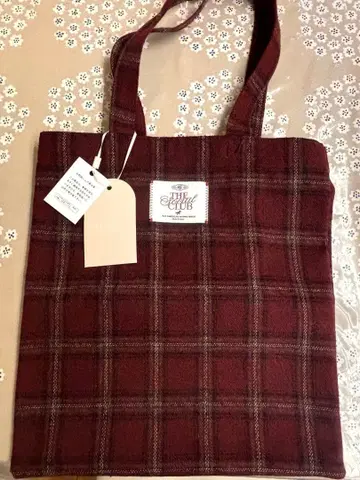 Darich 체크 토트백 레드