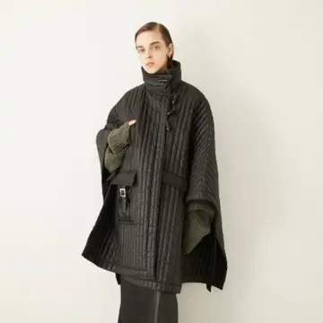 [ la peau de gem ] 판초 아우터 퀼팅