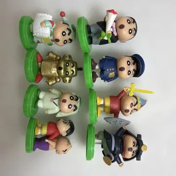 짱구는 못말려(크레용 신짱) 에그 초코 미니 피규어 8개 세트