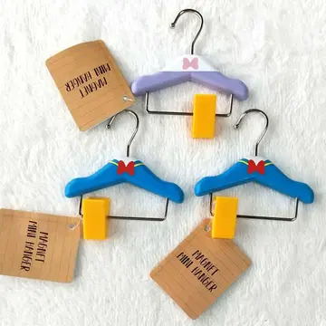 미사용 마그넷 부착 미니 행거 3개 세트 디즈니 스토어