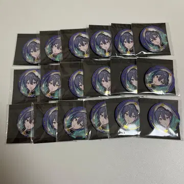 니지산지 코야나기 로우 금박 캔뱃지 할로윈 2024