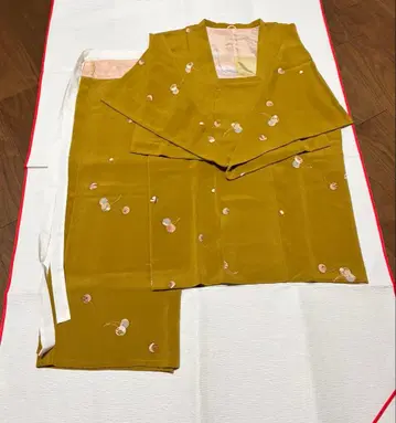 투피스 코트 화장 69 순수 실크