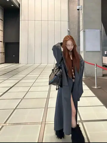 THEREDTHREAD S maxi tailored coat