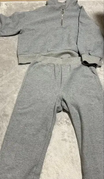 와플 하프 지퍼 셋업 L 사이즈