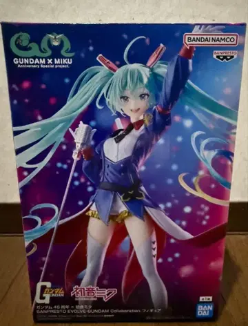 GUNDAM x 하츠네 미쿠 피규어 건담 콜라보