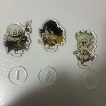 Dr.STONE 아크릴 스탠드 센쿠, 츠카사, 효가 세트 100엔샵