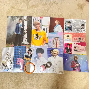 우키쇼 히다카 클리어 파일 사진 키링 굿즈