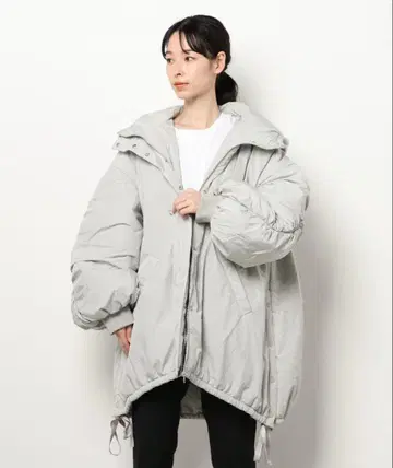 [ 새상품급 ] 몬스터 후드티 코트 그레이 지나시스