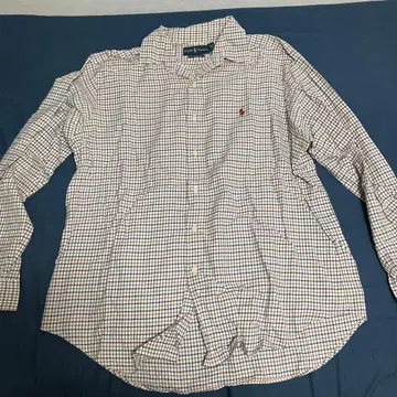 랄프 로렌 긴팔 셔츠 체크 셔츠