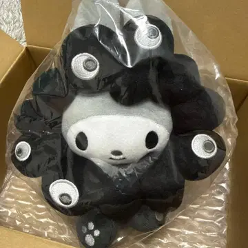 새상품 블랙 마이멜로디  봉제 인형 M 블랙