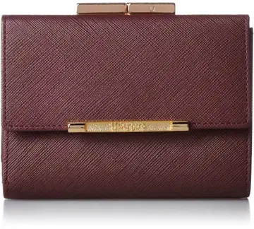 U by ungaro 접이식 지갑 와인 레드