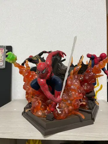 스파이더맨 피규어 제일복권 Happy 복권