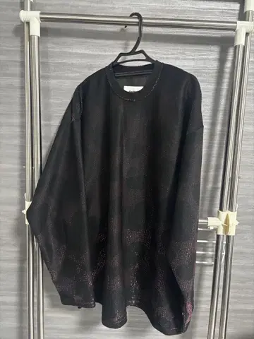 doublet HEARTPRINT SPARKLING L/S T-SHIRT