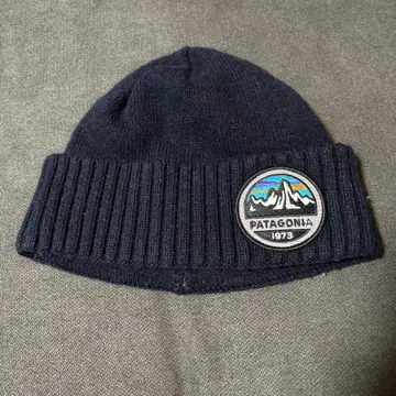 PATAGONIA 네이비 니트 모자