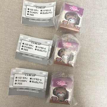 미니어처 패키지 컬렉션 쿠로미 3개 세트 산리오