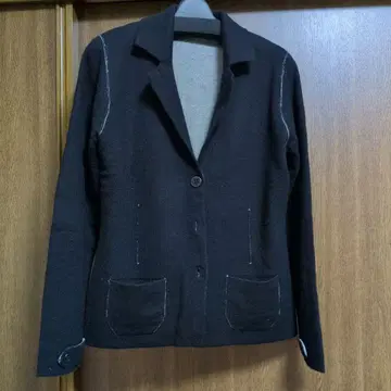 [새상품] 캐시미어 혼방 자켓 가디건