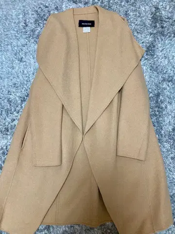 마리사 블루 베이지 롱 코트 클리닝 완료