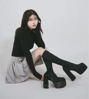 Darich 울트라 스트레치 롱 부츠 M 사이즈