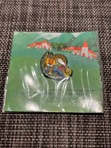 EXPO2025 오사카 만박 컬럼비아관 핀 배지 재규어