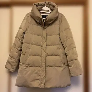 INTERPLANET 베이지 다운 자켓