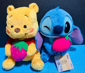 디즈니 & 픽사 캐릭터 FukuFuku 딸기 대형 봉제 인형