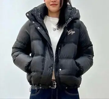 GAP 블랙 퍼퍼 자켓 XS