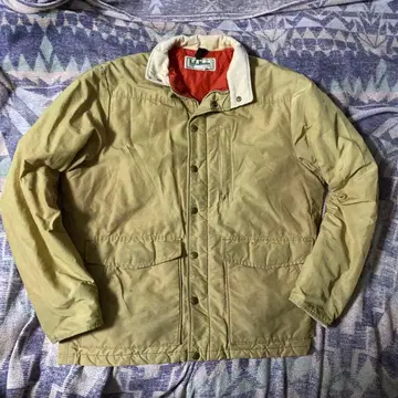 레어 모델 L.L.Bean 베이지 구스 다운 블루종 자켓