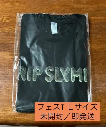 RIP SLYME 페스티벌 로고 티셔츠 블랙 L 사이즈