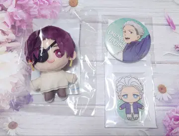 윈블레 세가 럭키 쿠지 봉제 인형 스오우, 아크릴 스탠드 캔뱃지 우메미야